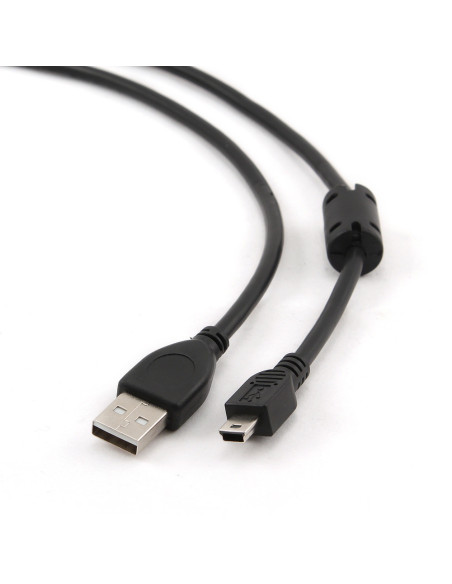 Gembird 1.8m USB 2.0 A mini-USB cable USB 1,8 m USB A Mini-USB B Negro