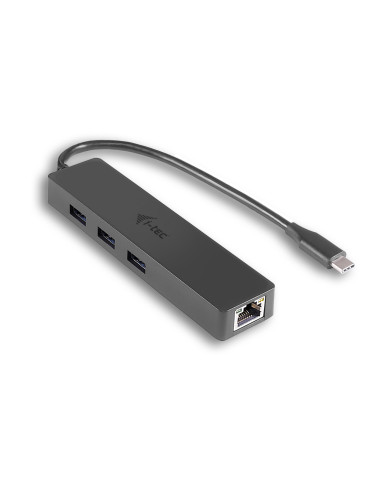 i-tec Advance USB-C Slim Passive HUB 3 Port + Gigabit Ethernet Adapter