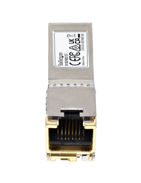 StarTech.com Módulo Transceptor SFP+ Compatible con HPE 813874-B21 - 10GBASE-T - SFP a RJ45 Cat6   Cat5e - SFP+ Ethernet
