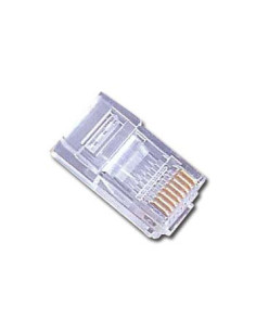 Gembird PLUG3UP6 50 conector RJ-45 Transparente
