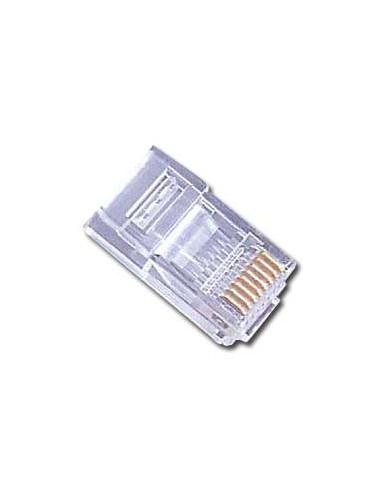 Gembird PLUG3UP6 50 conector RJ-45 Transparente