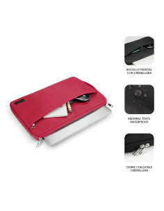 SUBBLIM Funda Ordenador Urban Laptop Sleeve 15,6" Red 2