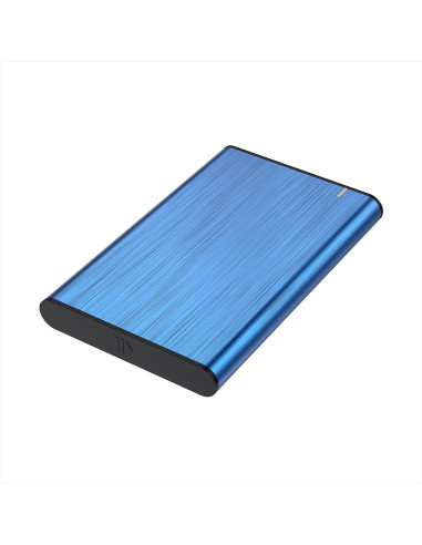 AISENS Caja Externa 2,5" ASE-2525BLU 9.5mm SATA a USB 3.0 USB3.1 Gen1, Azul