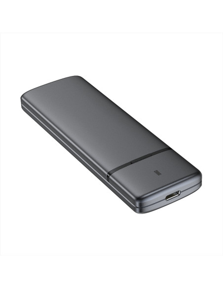 AISENS Caja Externa M.2 (NGFF) ASM2-002G SATA NVME a USB3.1 USB3.2 GEN2, Gris