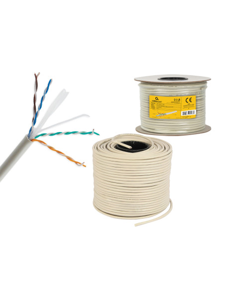 Gembird CAT6 UTP 100m cable de red Gris U UTP (UTP)