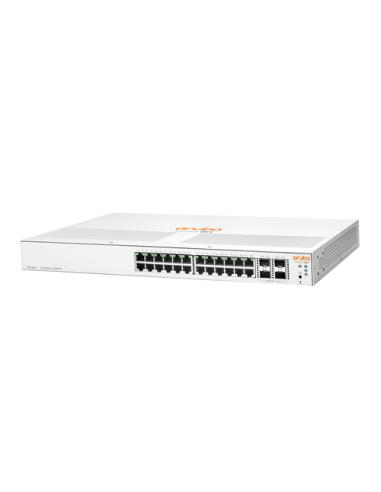 HPE Aruba Networking Aruba Instant On 1930 24G Class4 PoE 4SFP/SFP+ 195W Gestionado L2+ Gigabit Ethernet (10/100/1000) Energía s