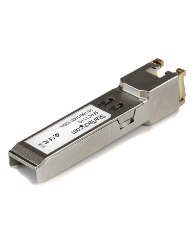 StarTech.com Módulo Transceptor SFP Compatible con el Modelo SFP-GE-T de Cisco - 1000BASE-T - SFP a RJ45 Cat6   Cat5e -