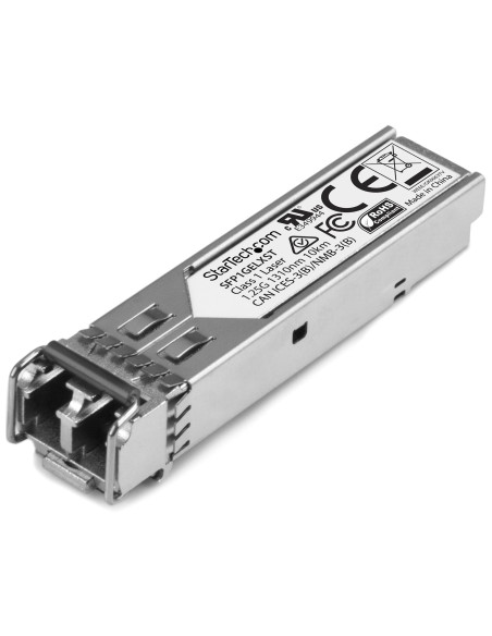 StarTech.com MóduloTransceptor SFP Compatible con el Modelo SFP-1GE-LX de Juniper - 1000BASE-LX - Fibra Monomodo (SMF) de 1 GbE