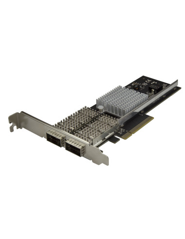 StarTech.com Tarjeta de Red QSFP+ 40G 2 Puertos - Adaptador Convergente QSFP+ Abierto Intel XL710 - NIC PCIe 40 Gigabit