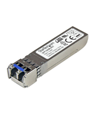 StarTech.com Módulo Transceptor SFP+ Compatible con MSA sin Codificar - 10GBASE-LR - Transceptor Óptico de Fibra Monomodo (SMF)