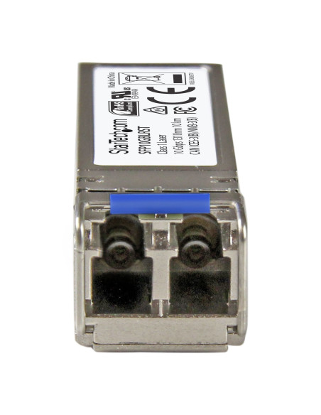 StarTech.com Módulo Transceptor SFP+ Compatible con MSA sin Codificar - 10GBASE-LR - Transceptor Óptico de Fibra Monomodo (SMF)