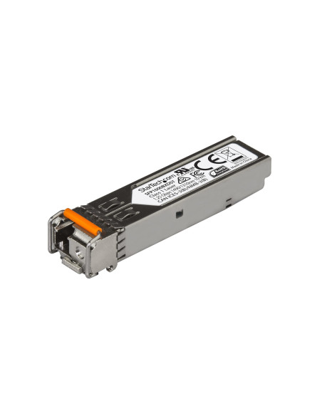 StarTech.com Módulo Transceptor SFP Compatible con MSA sin Codificar - 1000BASE-BX - Fibra BiDi Ethernet Gigabit Monomodo (SMF)