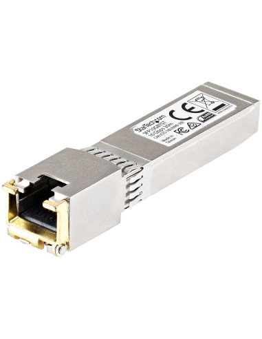 StarTech.com Módulo Transceptor SFP+ Compatible con Cisco SFP-10GB-TC - 10GBASE-T - SFP a RJ45 Cat6   Cat5e - SFP+ Ethernet