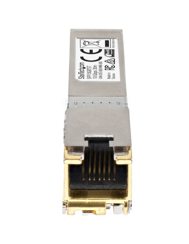 StarTech.com Módulo Transceptor SFP+ Compatible con Cisco SFP-10GB-TC - 10GBASE-T - SFP a RJ45 Cat6   Cat5e - SFP+ Ethernet