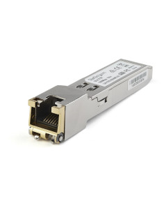 StarTech.com Módulo Transceptor SFP Compatible con el Modelo SFP-1G-T de Dell EMC - 1000BASE-T - SFP a RJ45 Cat6   Cat5e - SFP