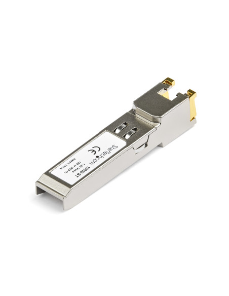 StarTech.com Módulo Transceptor SFP Compatible con el Modelo 10050 de Extreme Networks - 1000BASE-T - SFP a RJ45 Cat6   Cat5e -