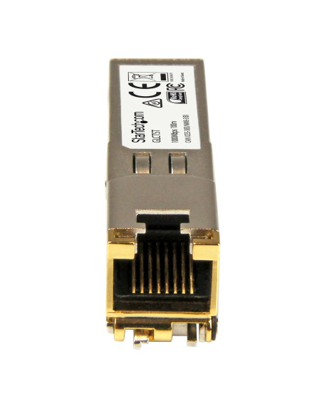 StarTech.com Módulo Transceptor SFP Compatible con el Modelo 10050 de Extreme Networks - 1000BASE-T - SFP a RJ45 Cat6   Cat5e -