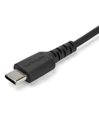 StarTech.com Cable de Carga USB-A a USB-C de 2m - Cable de Carga Rápida y Sincronización USB 2.0 de Servicio Pesado - Cable de