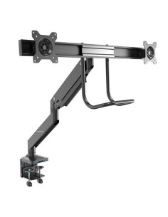 StarTech.com Brazo de Soporte de Montaje para 2 Monitores - con 2 Puertos USB 3.0 - con Instalación por Grommet o Mordaza para