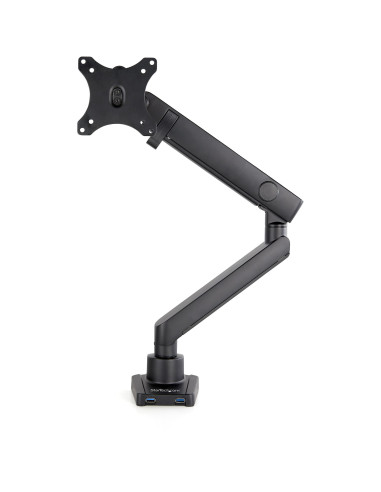 StarTech.com ARMSLIM2USB3 soporte para monitor 86,4 cm (34") Escritorio Negro