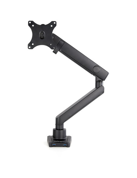 StarTech.com ARMSLIM2USB3 soporte para monitor 86,4 cm (34") Escritorio Negro