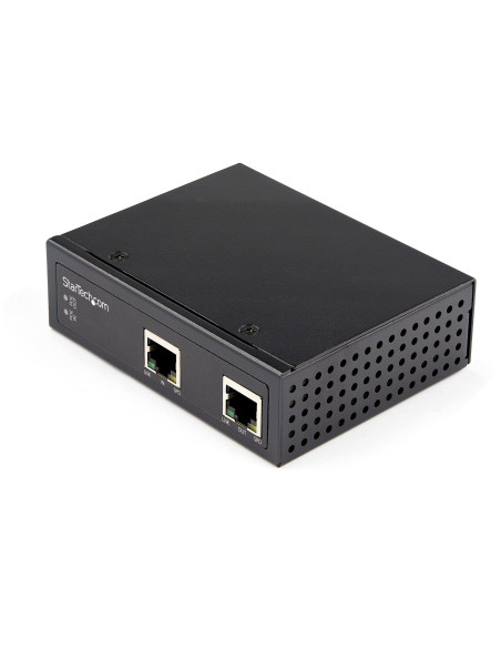 StarTech.com Extensor Alargador Industrial Ethernet PoE Tipo Industrial de 1 Puerto Gigabit PoE++ de 60W 802.3bt - 100m