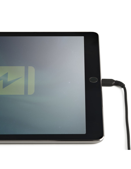 StarTech.com Cable Resistente USB-A a Lightning de 15 cm Negro - Cable de Sincronización y Carga USB Tipo A a Lightning con