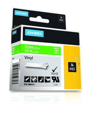 DYMO Etiquetas de Vinilo IND
