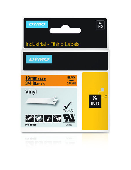 DYMO Etiquetas de Vinilo IND