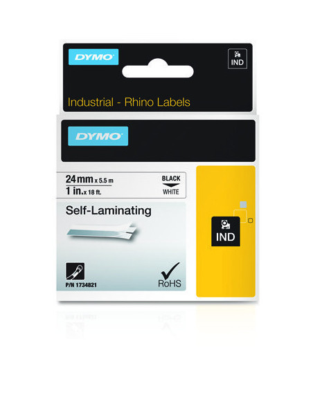 DYMO 24mm RHINO Self-Laminating Vinyl tape cinta para impresora de etiquetas