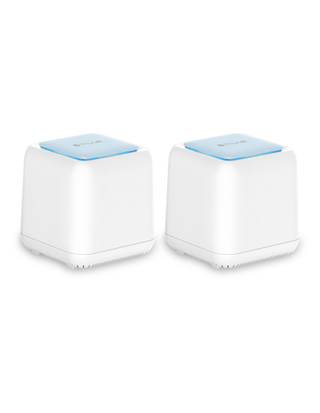 TALIUS Router Mesh [Pack 2 dispositivos] Sistema Wi-Fi AC1200 GigaLAN