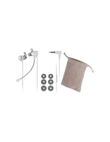 Mars Gaming MIHXW Blanco, Auriculares In-Ear, Micrófono, PS4 PS5 XBOX SWITCH PC