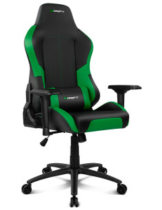 DRIFT DR250 Silla para videojuegos de PC Asiento acolchado tapizado Negro, Verde 2