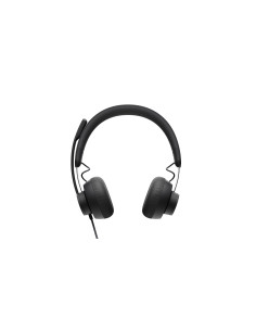 Logitech 981-000875 auricular y casco Auriculares Alámbrico Diadema Llamadas Música USB Tipo C Grafito 2