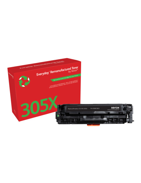Tóner Everyday™ Negro remanufacturado de Xerox es compatible con HP 305X (CE410X), Capacidad alta