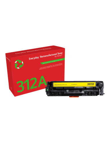 Tóner Everyday™ Amarillo remanufacturado de Xerox es compatible con HP 312A (CF382A), Capacidad estándar