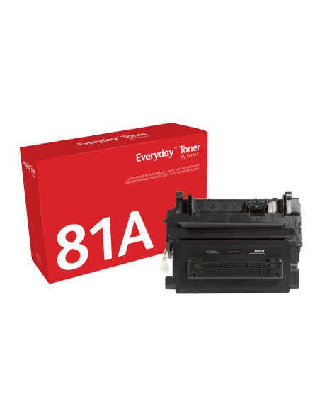 Toner Everyday™Negro di Xerox compatibile con HP 81A (CF281A), Capacidad estándar