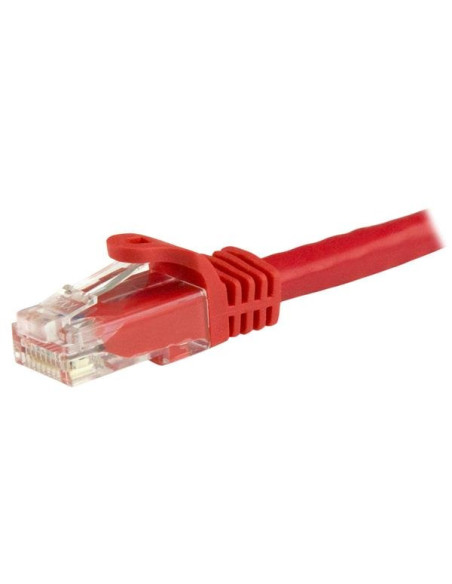 StarTech.com Cable de Red Ethernet Cat6 Sin Enganche de 5m Rojo - Cable Patch Snagless RJ45 UTP