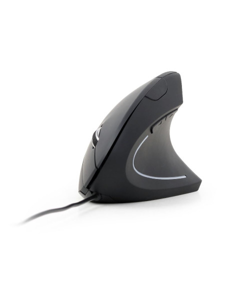 Gembird MUS-ERGO-01 ratón Oficina mano derecha USB tipo A Óptico 3200 DPI
