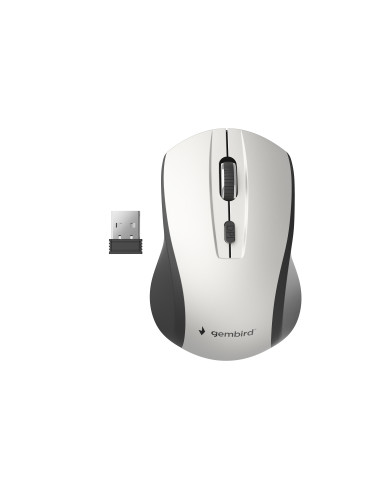 Gembird MUSW-4B-02-BS ratón Oficina Ambidextro RF inalámbrico Óptico 1600 DPI