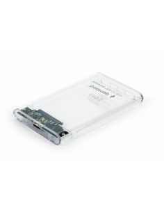 Gembird EE2-U3S9-6 caja para disco duro externo Caja de disco duro (HDD) Transparente 2.5"