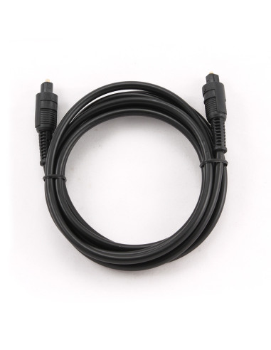 Gembird Toslink, 2m cable de audio Negro