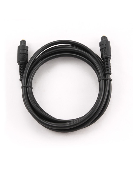 Gembird Toslink, 2m cable de audio Negro
