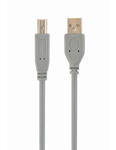 Gembird 1.8m USB 2.0 A B M cable USB 1,8 m USB A USB B Gris