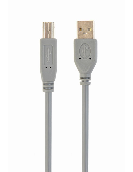 Gembird 1.8m USB 2.0 A B M cable USB 1,8 m USB A USB B Gris