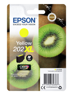 Epson Kiwi Singlepack Yellow 202XL Claria Premium Ink 2