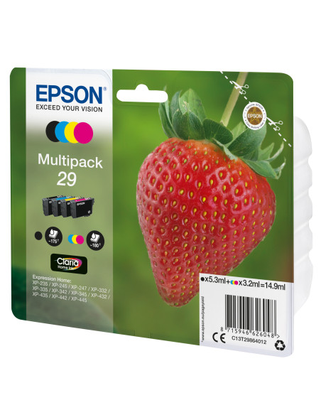 Epson Strawberry Multipack 4-colours 29 Claria Home Ink