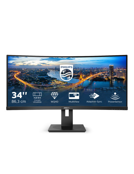 Philips B Line 345B1C 00 pantalla para PC 86,4 cm (34") 3440 x 1440 Pixeles Quad HD LCD Negro