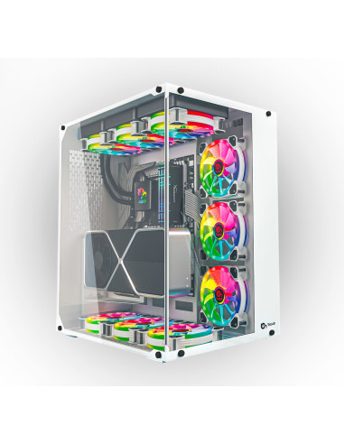 TALIUS CAJA ATX GAMING CRONOS FROST RGB CRISTAL TEMPLADO USB 3.0