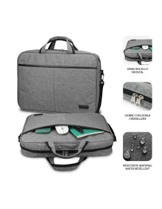 SUBBLIM Maletín Ordenador Elite Laptop Bag 15,6" Grey 2